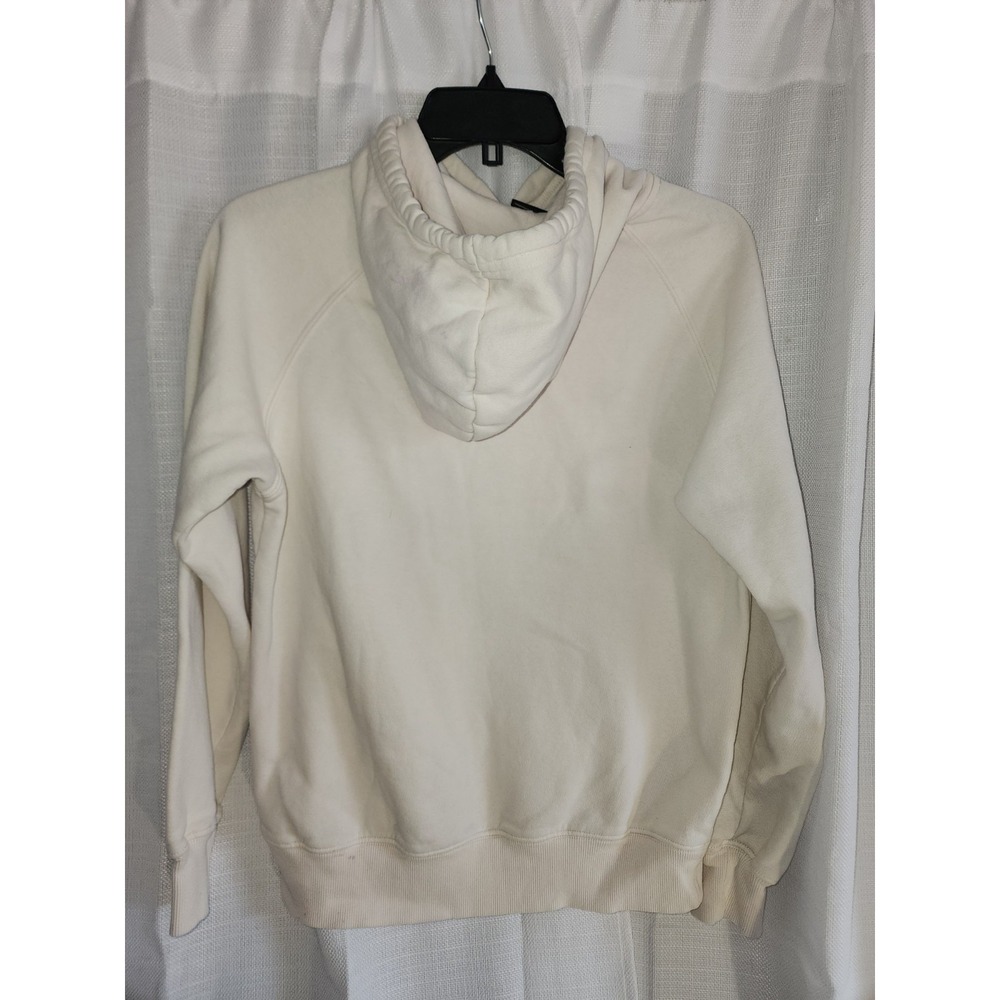 The North Face Women's White Long Sleeve Kangaroo Pocket Pullover Hoodie Size Sm - Picture 2 of 4